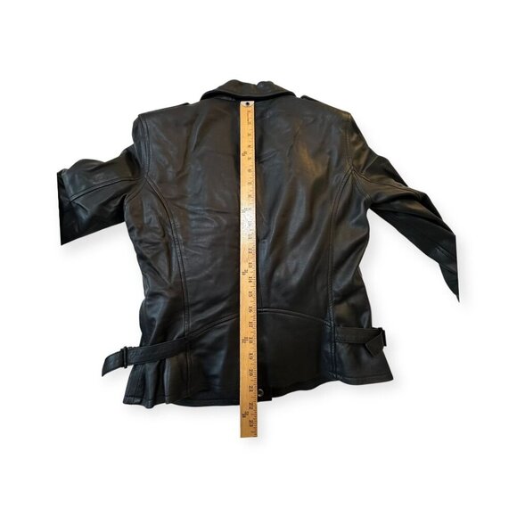 IRO Paris Newhan Lambskin Leather Jacket Black Size 42 FR, Retail $1,345 - Picture 15 of 16